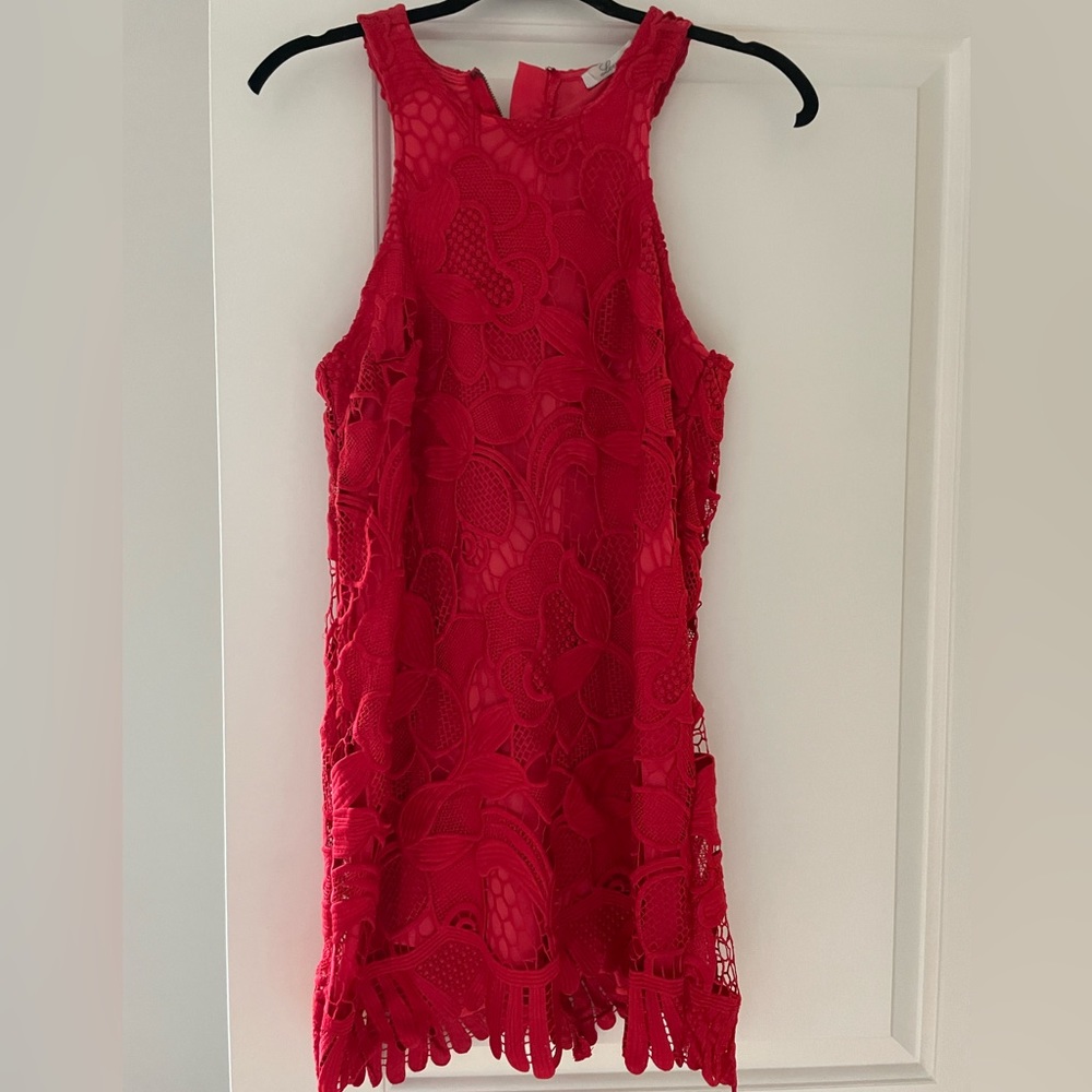 Lovers and friends red mini dress S